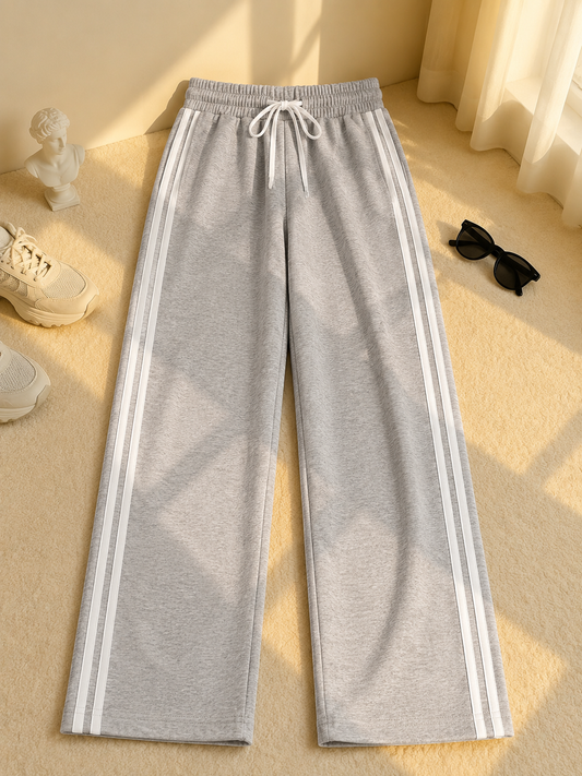 Loose fit terry trousers