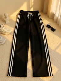 Loose fit terry trousers