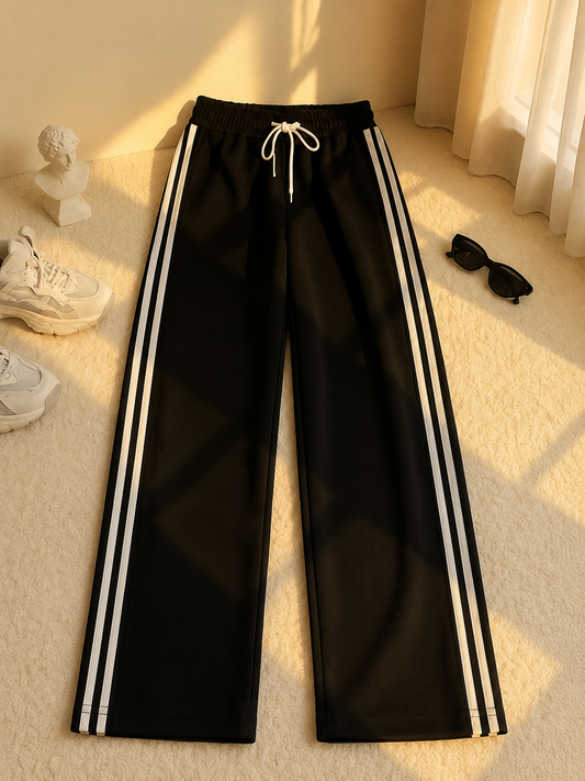 Loose fit terry trousers
