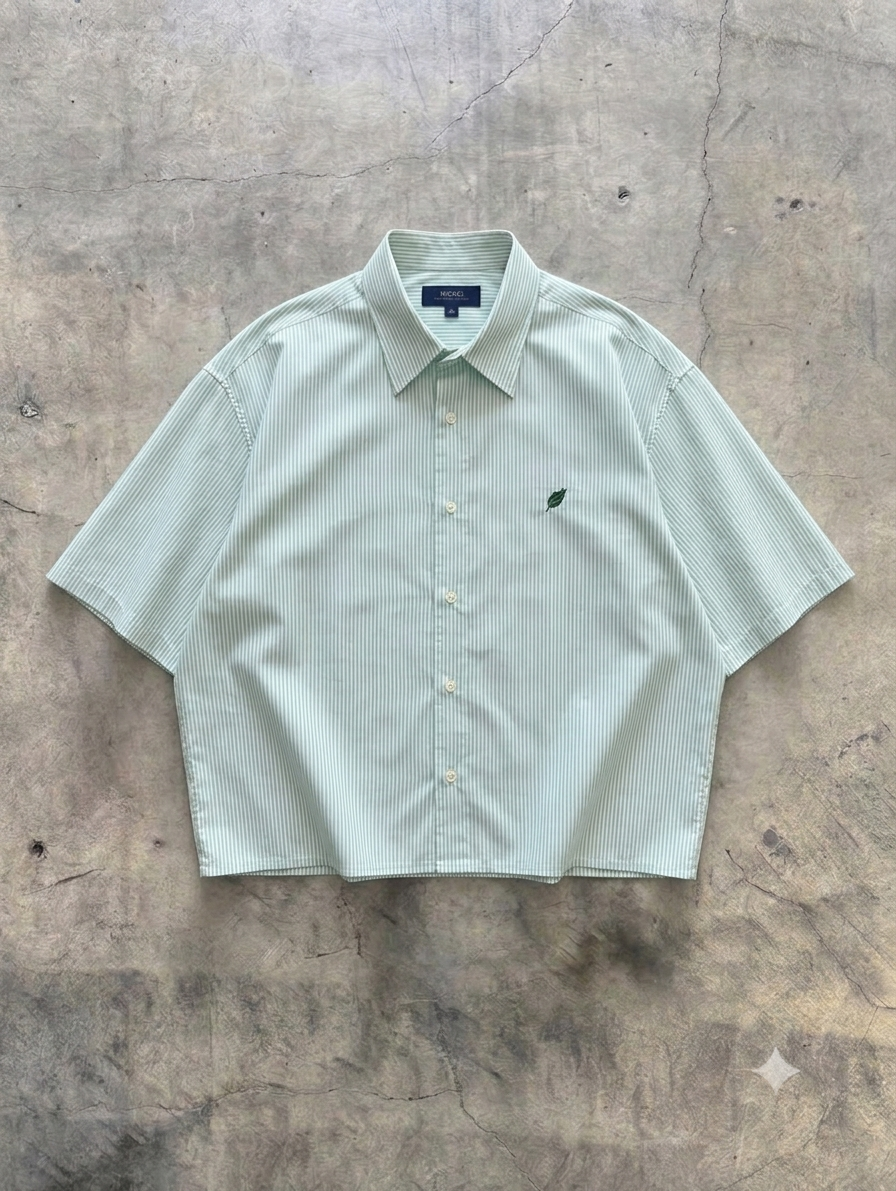Cropped Check Shirt