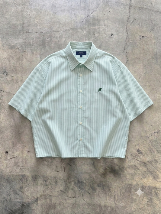 Cropped Check Shirt
