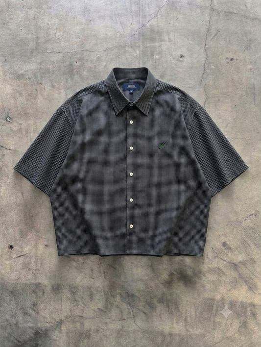 Cropped Check Shirt
