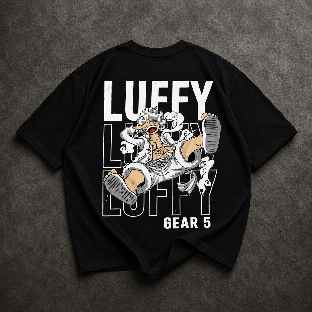 One Piece Luffy Drop Shoulders Tee