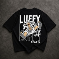 One Piece Luffy Drop Shoulders Tee