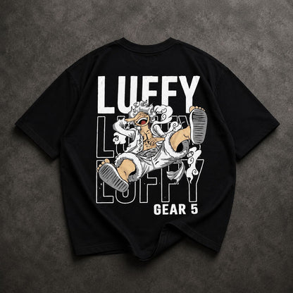 One Piece Luffy Drop Shoulders Tee
