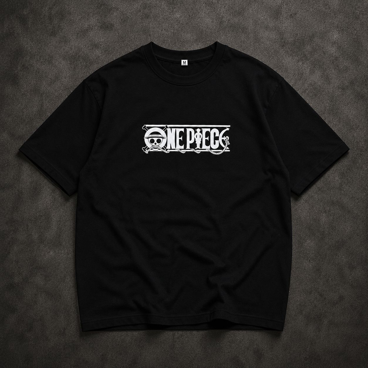 One Piece Luffy Drop Shoulders Tee