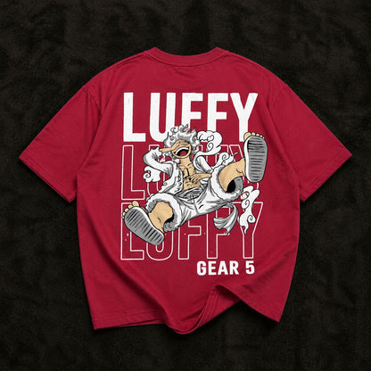 One Piece Luffy Drop Shoulders Tee