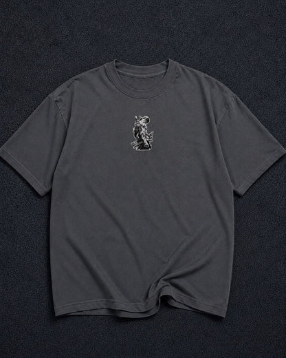 Zoro Printed Anime Drop Shoulder Tee