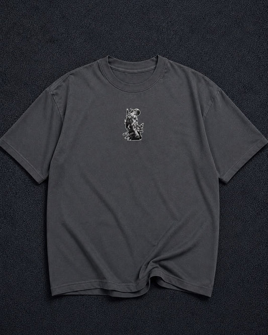 Zoro Printed Anime Drop Shoulder Tee