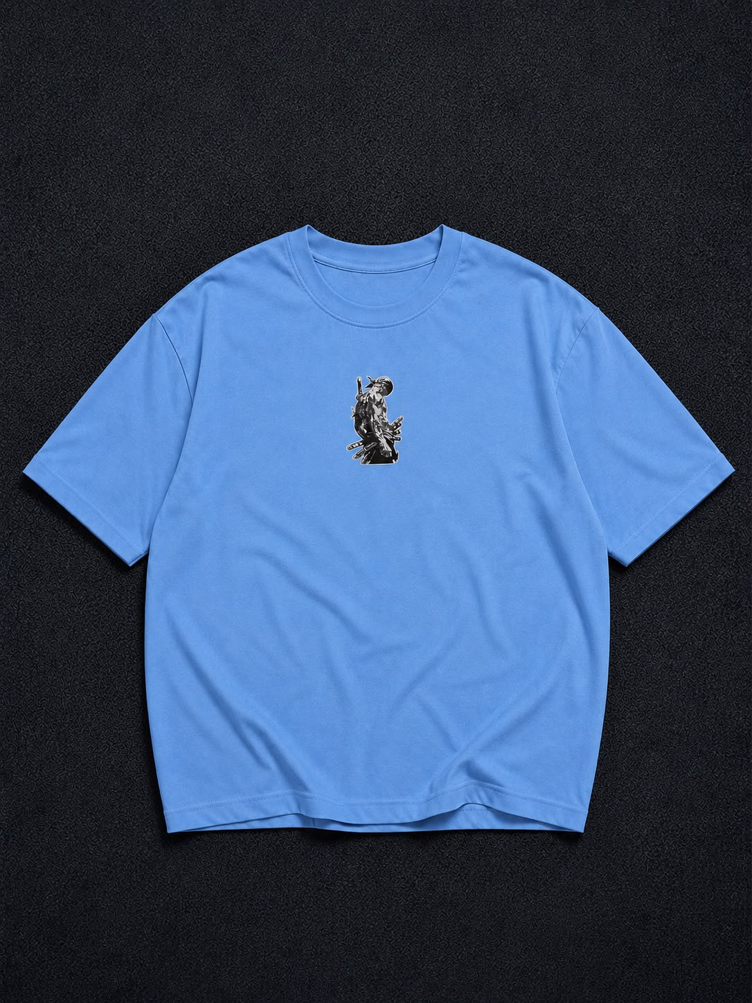 Zoro Printed Anime Drop Shoulder Tee