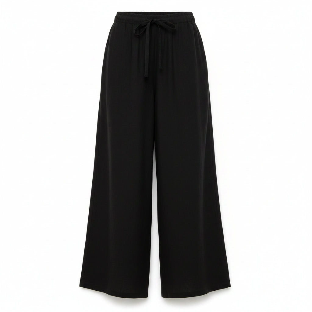 Black Linen Trouser