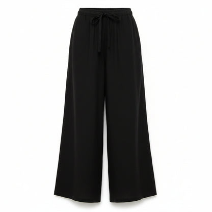 Black Linen Trouser