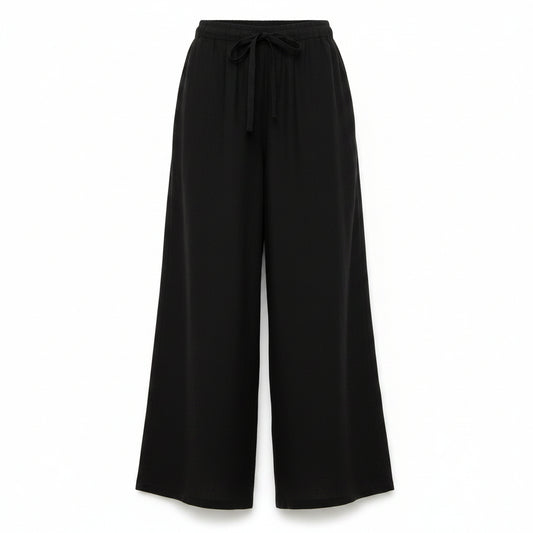 Black Linen Trouser