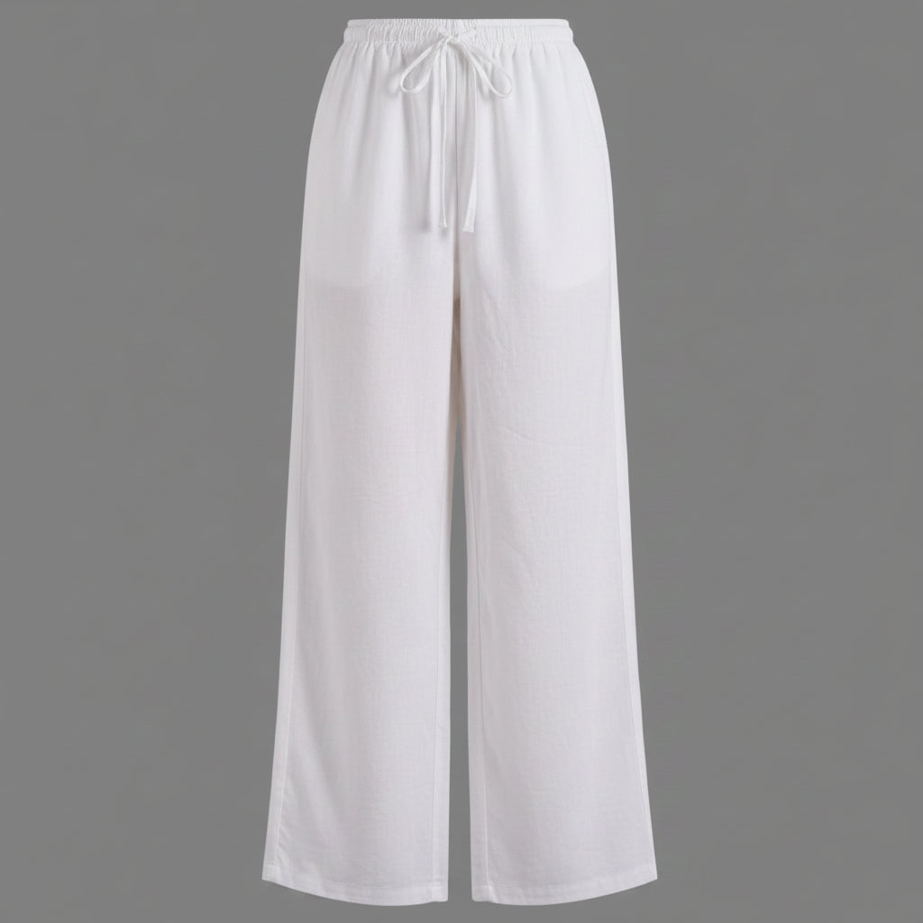 White Linen Trouser