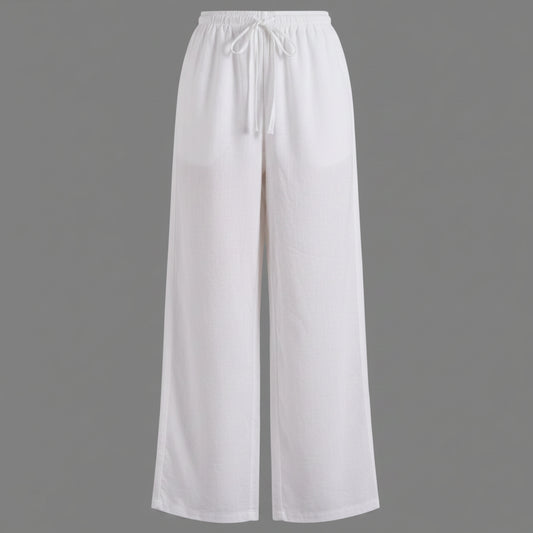 White Linen Trouser